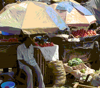 Hoima street market