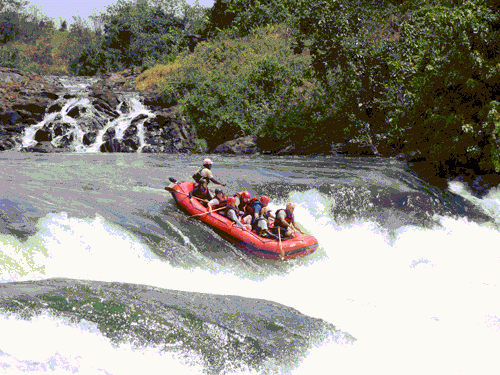 rafting Bujagali Falls