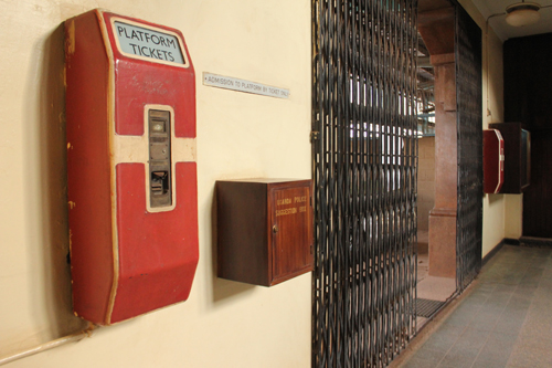 Platform ticket machine at Kampala Railway Station