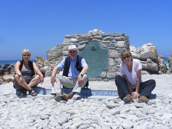 Agulhas. Indian Ocean meets Atlantic. South Africa