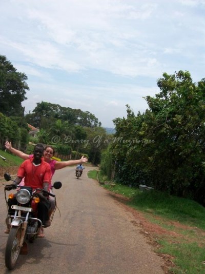 Away from Kampala city centre, boda bodas can be a lot of fun