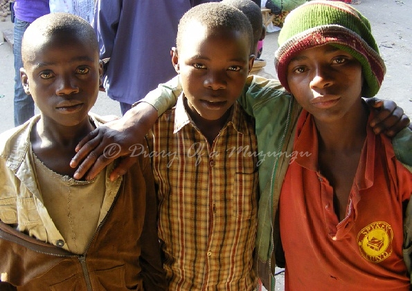 Boys in Musanze market. rwanda gorilla trekking travel advice