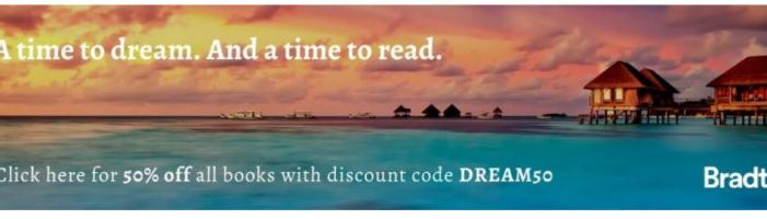 Buy Bradt Travel Guides online and get a cool 50% discount when you use the code DREAM50