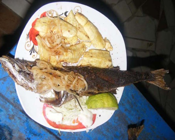 Burundi travel blog cassava fish