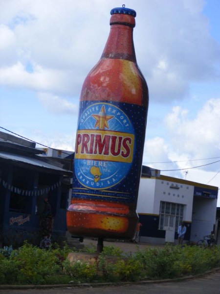 Burundi travel blog Primus beer