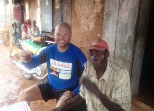 drinking tea in Cameroon