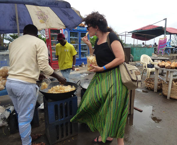 cassava crisps. Mama Ngina Drive Mombasa. Diary of a Muzungu