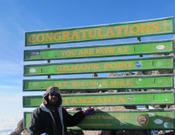 The summit of Gilman's Point. How to climb Mount Kilimanjaro