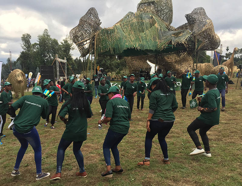 Kwita Izina dancers Kinigi