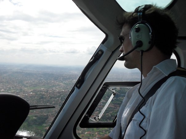 helicopter flight Murchison Falls