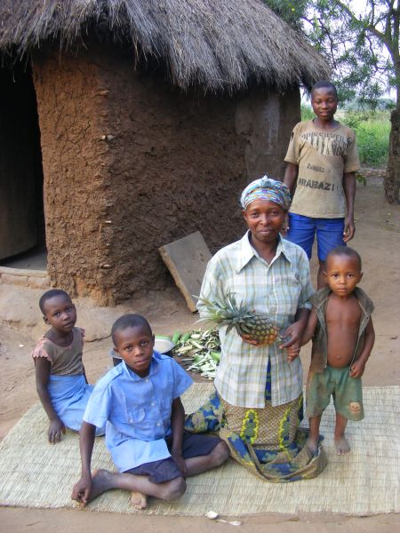 Deo's model homestead, Ishasha Community Uplift Project