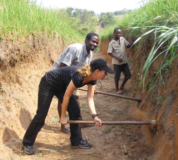 Julia Lloyd. Deo's model homestead, Ishasha Community Uplift Project