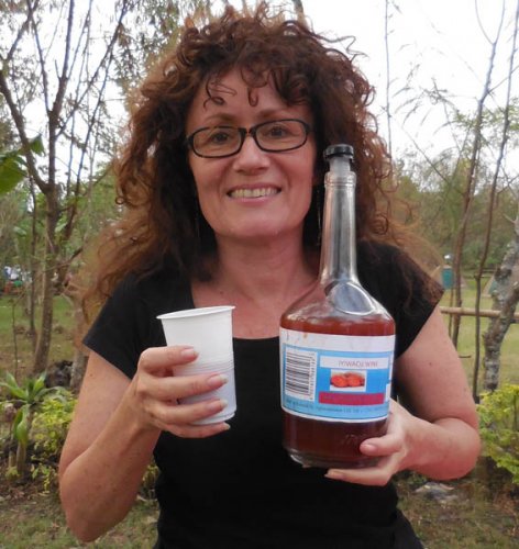 Diary of a Muzungu drinks iyiwacu wine. Red Rocks, Musanze, Rwanda