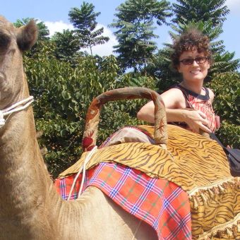 Diary of a Muzungu. camel Buganda Expo Kampala