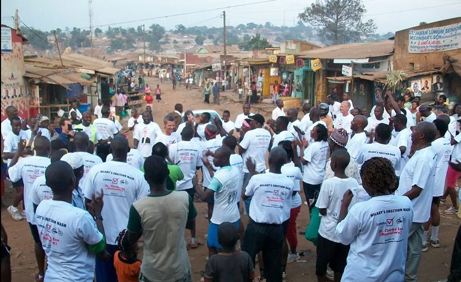 Dr Ian Clarke. Busuulwa. Kampala Hash Run