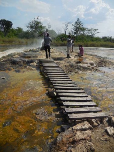 Female Hot Spring. Sempaya, Semliki, Uganda