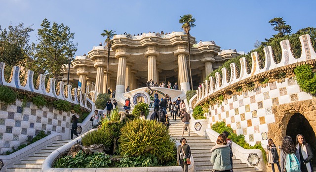 Park Guell by Gaudi, Barcelona, Catalunya, Spain