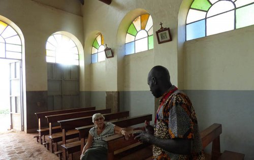 Interior. Polish Catholic Church, Nyabyeya, Masindi