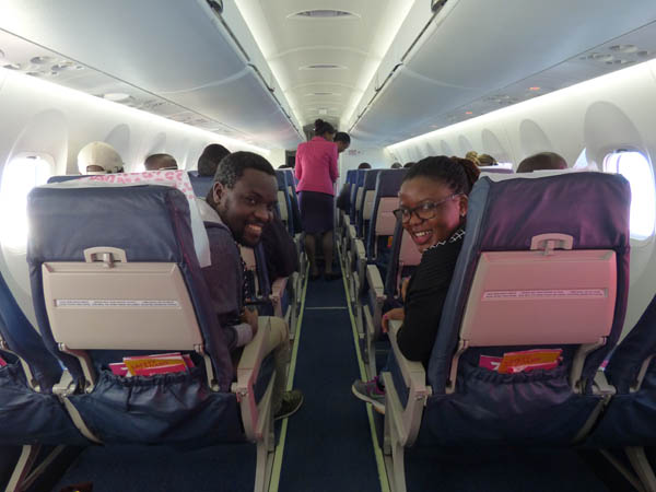 Jambojet flight Entebbe Nairobi Bloggers @MumaKeith @Oleebranch