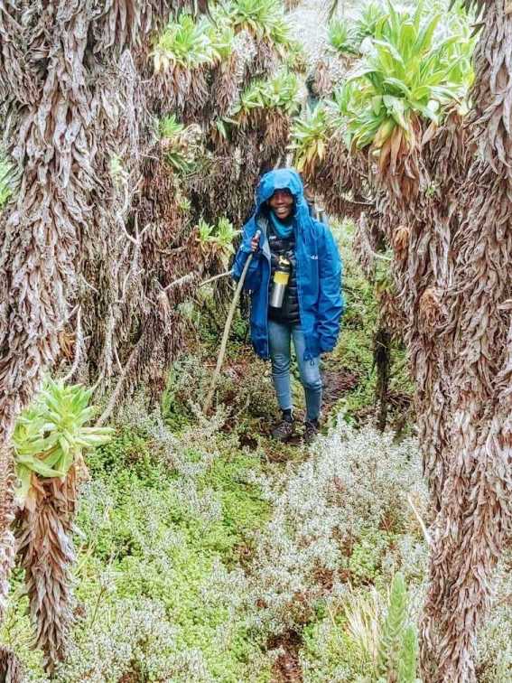 Jean Byamugisha. Mount Elgon mountain hike Uganda