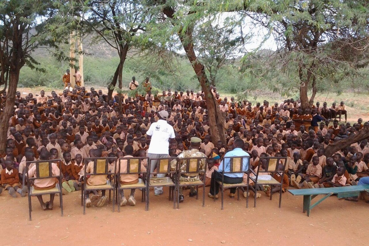 ivory belongs to elephants. Jim Nyamu elephant advocacy with community