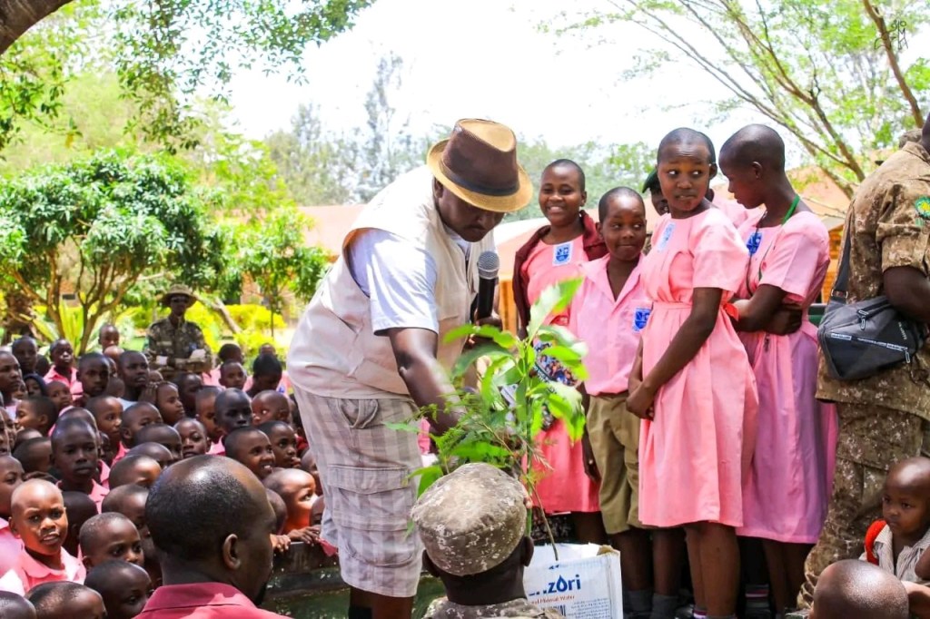 ivory belongs to elephants. Jim Nyamu Ugandan school tree planting 2023