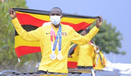 Joshua Cheptegei, Ugandan. Gold medal winner, Olympics 2021