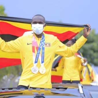 Joshua Cheptegei, Ugandan. Gold medal winner, Olympics 2021