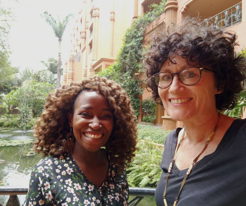 Kampala Serena Hotel Charlotte Beauvoisin and Joan Diary of a Muzungu readers