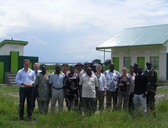 Kamulikwezi, Lake George, Queen Elizabeth National Park Uganda ranger post opening. UWA and UCF