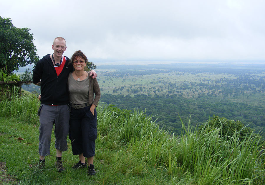 Kichwamba Escarpment overlooking Queen Elizabeth