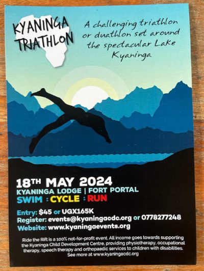 Kyaninga Lodge KCDC triathlon, duathlon fundraiser Fort Portal May 2024