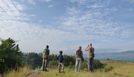 Lake Bikere, Fort Portal. Nature Uganda bird count