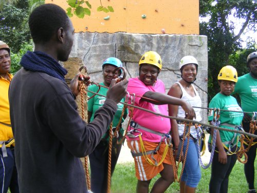 safety briefing Lakeside Adventure Park day out Kampala