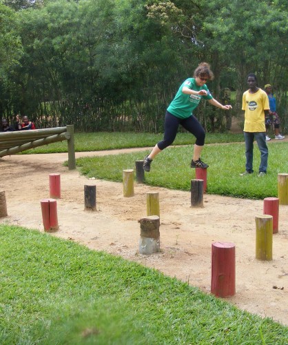 assault course Lakeside Adventure Park day out Kampala