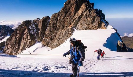 Lilly Ajarova, CEO Uganda Tourism Board. Hiking Mount Rwenzori Uganda. December 2020. PHOTO UNDP, UTB