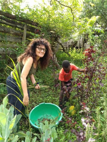 lockdown gardening. Charlotte, Diary of a Muzungu. Uganda