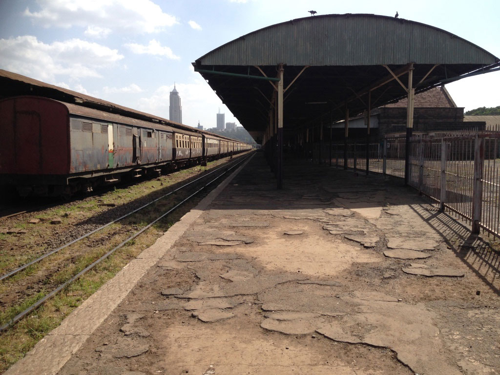 Nairobi Railway Station platform 2016