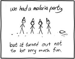 we had a malaria party