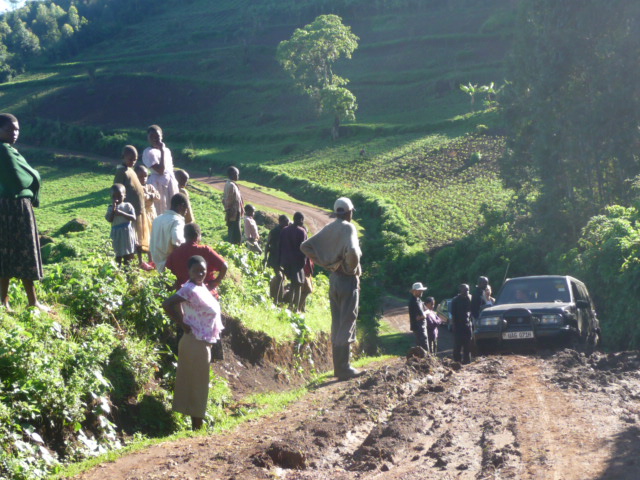 muddy roads Kapchorwa Elgon