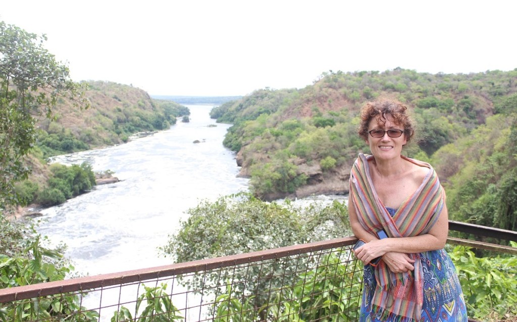 Top of Murchison Falls. View downriver towards the ferry crossing and the Delta. PHOTO Allan Ssenyonga