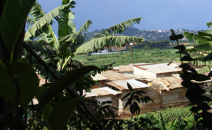 Namuwongo 'go down' by railway Kampala view