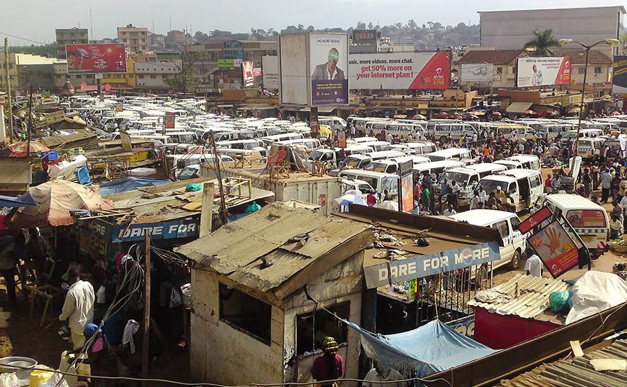 Old taxi park Kampala. Diary of a Muzungu