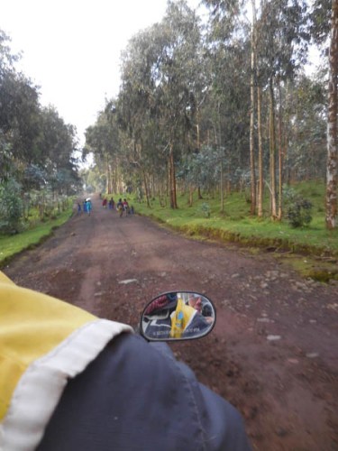 moto ride Peak Spot Kinigi gorilla lodge