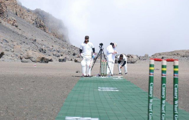 Mount Kili Madness cricket world record