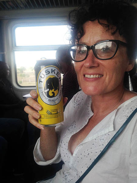 SGR train. Kenya. Tusker lager. Diary of a Muzungu