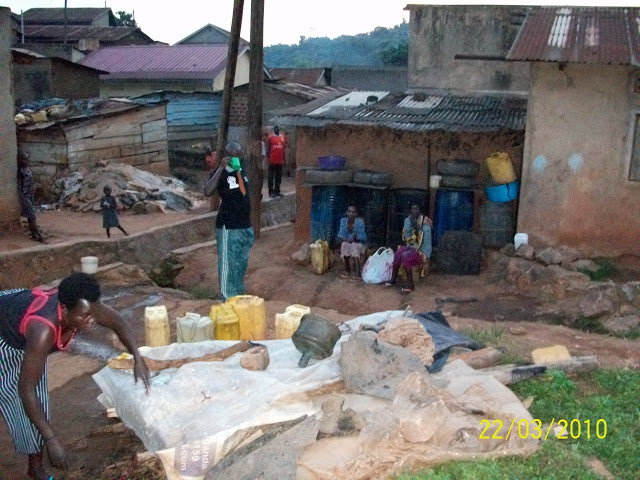 slum scene Kampala