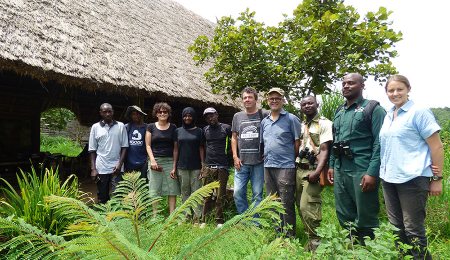 Sunbird Hill bird club Kibale with Philip Briggs Bradt Uganda