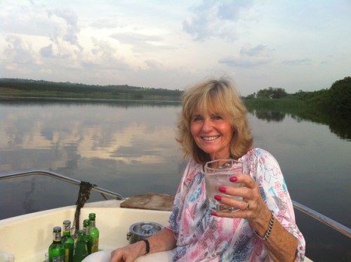 Sunset boat cruise. The Haven Lodge Jinja