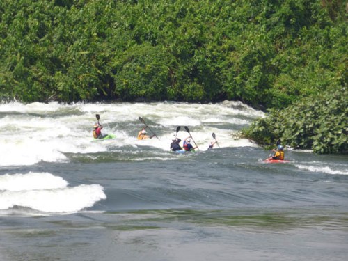 kayakers. rafters. Jinja. The Haven